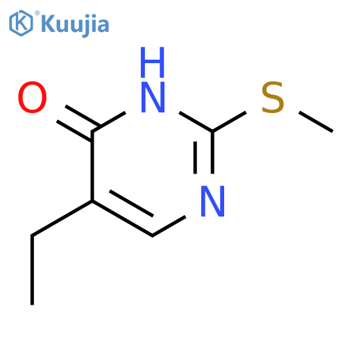 4(3H)-Pyrimidinone,5-ethyl-2-(methylthio)- structure