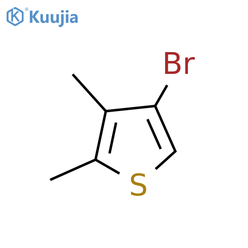 4-Bromo-2,3-dimethylthiophene structure