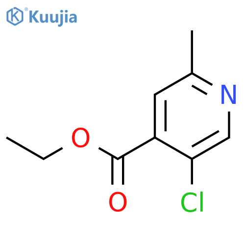 ethyl 5-chloro-2-methylpyridine-4-carboxylate structure