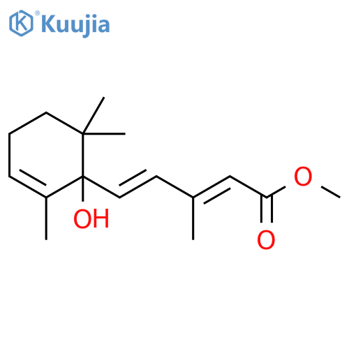 2,4-Pentadienoic acid, 5-(1-hydroxy-2,6,6-trimethyl-2-cyclohexen-1-yl)-3-methyl-, methyl ester, (E,E)- (8CI,9CI) structure