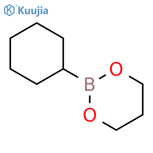 1,3,2-Dioxaborinane, 2-cyclohexyl- structure