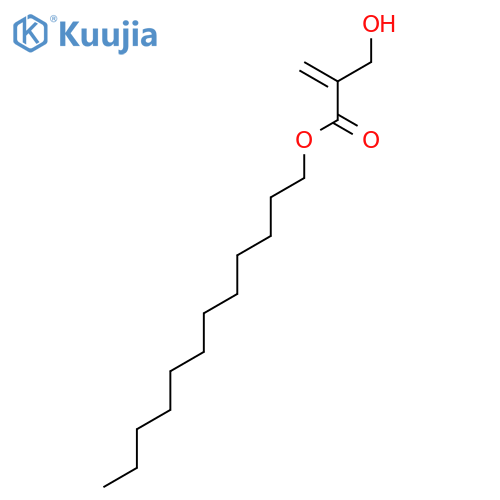 2-Propenoic acid, 2-(hydroxymethyl)-, dodecyl ester structure
