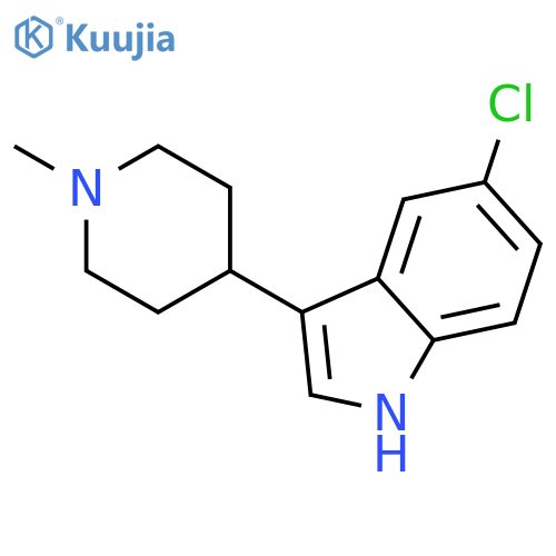 5-Chloro-3-(1-methyl-4-piperidinyl)indole structure