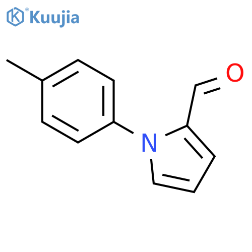 1-(4-methylphenyl)-1H-pyrrole-2-carbaldehyde structure