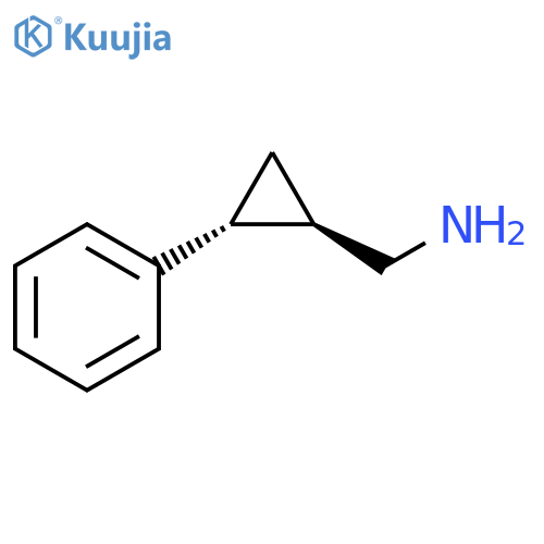 (1R,2R)-2-phenylcyclopropylmethanamine structure