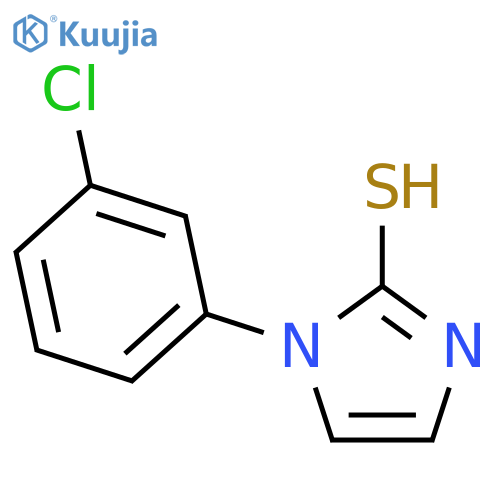 1-(3-chlorophenyl)-1H-imidazole-2-thiol structure