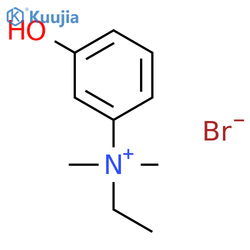 N-Ethyl-3-hydroxy-N,N-dimethylbenzenaminium bromide structure