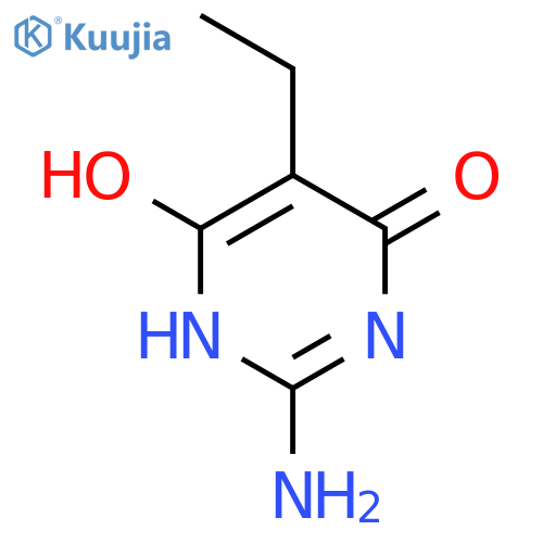 2-Amino-5-ethyl-6-hydroxypyrimidin-4(3H)-one structure