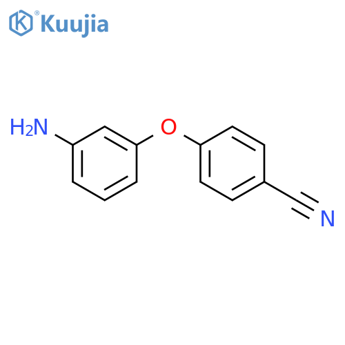 4-(3-aminophenoxy)benzonitrile structure