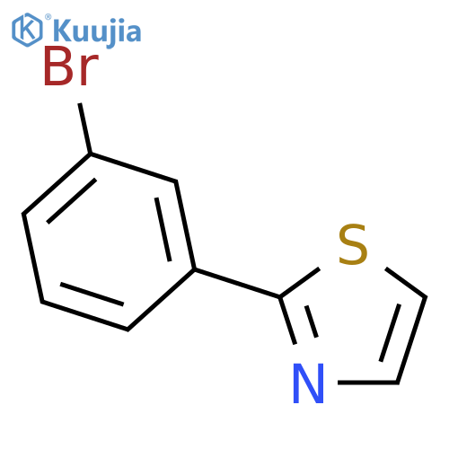 Thiazole,2-(3-bromophenyl)- structure