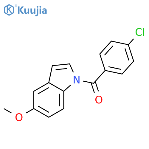(4-Chlorophenyl)(5-methoxy-1H-indol-1-yl)methanone structure