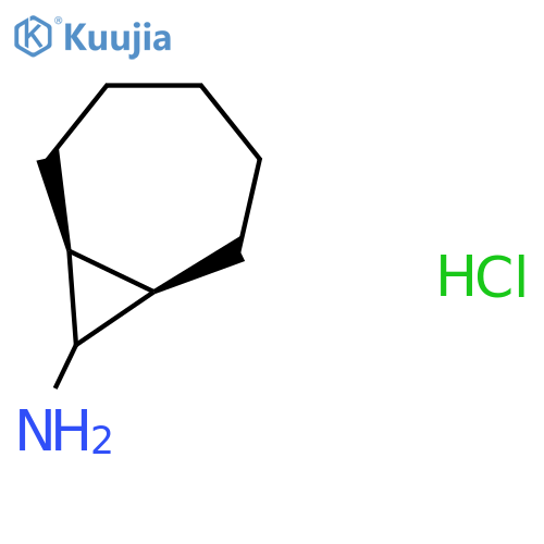 (1R,7S,8R)-bicyclo[5.1.0]octan-8-amine hydrochloride structure