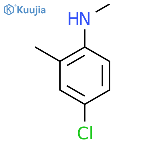 4-chloro-N,2-dimethylaniline structure