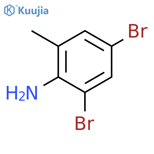 2,4-Dibromo-6-methylaniline structure