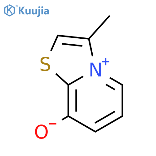Thiazolo[3,2-a]pyridin-4-ium,8-hydroxy-3-methyl-, inner salt structure