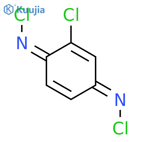 2,5-Cyclohexadiene-1,4-diimine,N1,N4,2-trichloro- structure