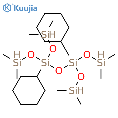 Tetrasiloxane,3,5-dicyclohexyl-3,5-bis[(dimethylsilyl)oxy]-1,1,7,7-tetramethyl- structure