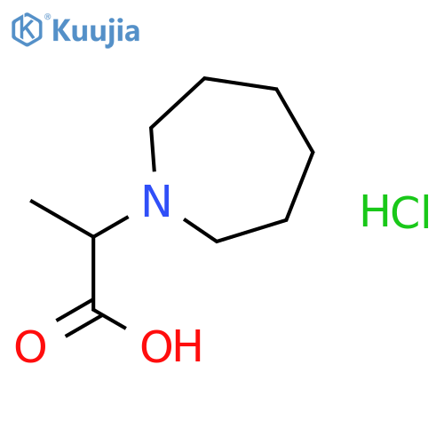 2-Azepan-1-ylpropanoic acid hydrochloride structure