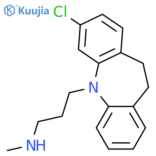 5H-Dibenz[b,f]azepine-5-propanamine,3-chloro-10,11-dihydro-N-methyl- structure
