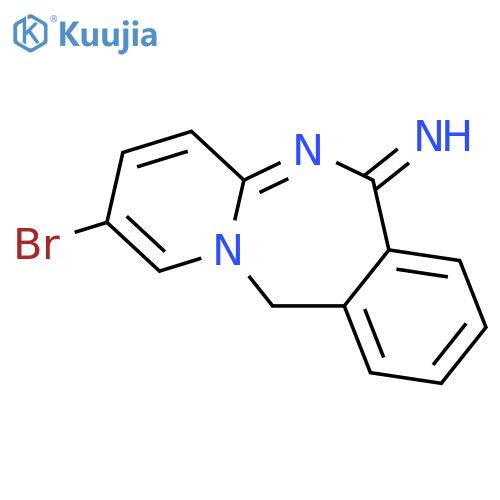 14-Bromo-1,10-diazatricyclo9.4.0.0,3,8pentadeca-3,5,7,10,12,14-hexaen-9-imine structure