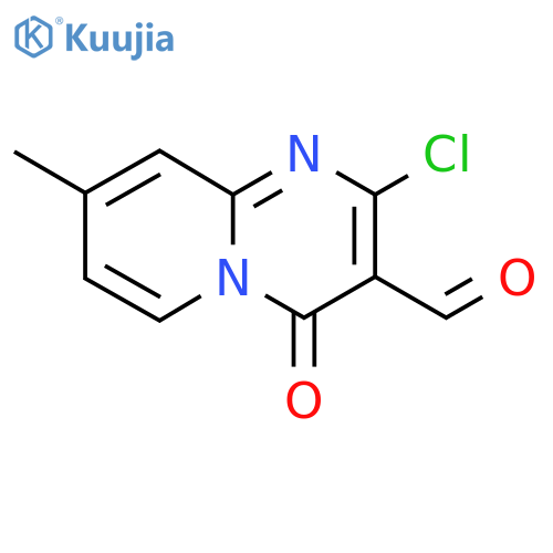 2-Chloro-8-methyl-4-oxo-4H-pyrido[1,2-a]pyrimidine-3-carbaldehyde structure
