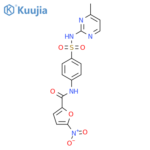 N-{4-(4-methylpyrimidin-2-yl)sulfamoylphenyl}-5-nitrofuran-2-carboxamide structure