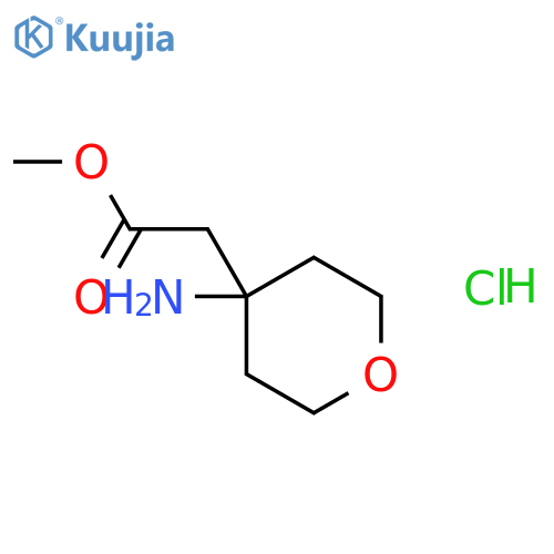 4-Amino-tetrahydropyran-4-Acetic Acid Methyl Ester Hydrochloride structure