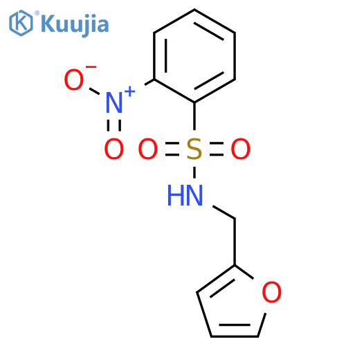 N-(2-Furylmethyl)-2-Nitrobenzenesulfonamide structure