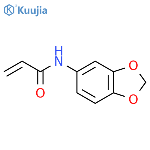 N-(2H-1,3-Benzodioxol-5-yl)prop-2-enamide structure