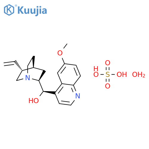 QUININE SULFATE SALT MONOHYDRATE structure
