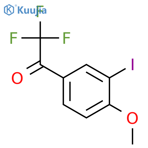 2,2,2-trifluoro-1-(3-iodo-4-methoxyphenyl)ethan-1-one structure