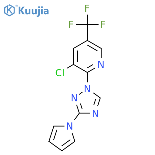 3-chloro-2-[3-(1H-pyrrol-1-yl)-1H-1,2,4-triazol-1-yl]-5-(trifluoromethyl)pyridine structure