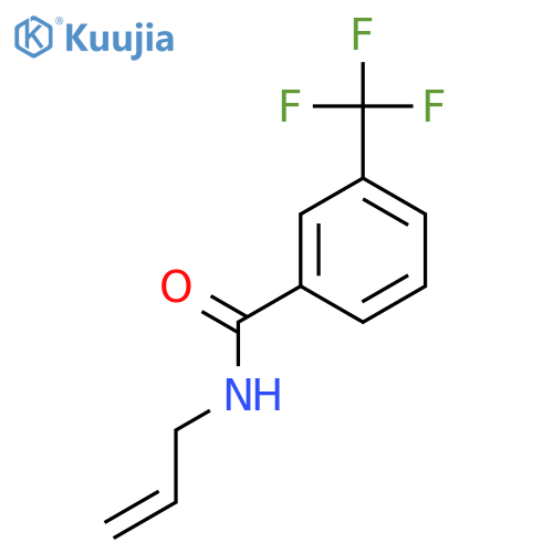 N-Allyl-3-(trifluoromethyl)benzenecarboxamide structure