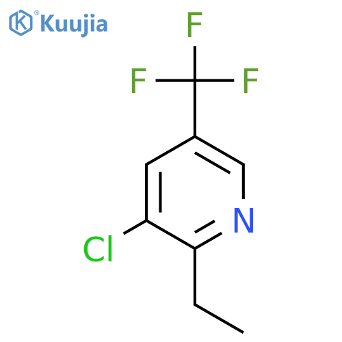 3-Chloro-2-ethyl-5-(trifluoromethyl)pyridine structure