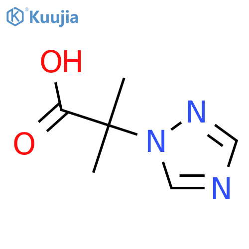 2-Methyl-2-(1H-1,2,4-triazol-1-yl)propanoic acid structure