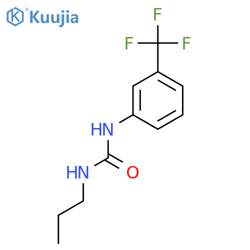 Urea,N-propyl-N'-[3-(trifluoromethyl)phenyl]- structure