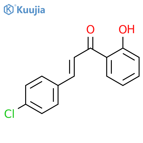 2-Propen-1-one,3-(4-chlorophenyl)-1-(2-hydroxyphenyl)- structure