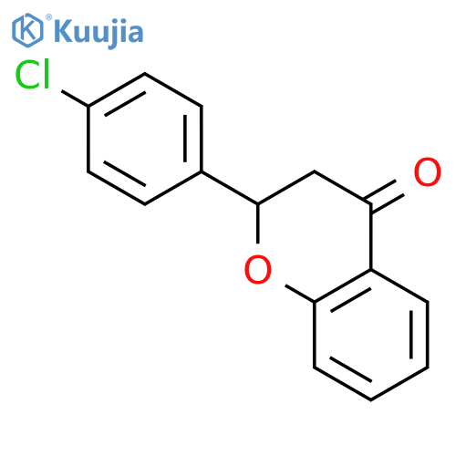 4H-1-Benzopyran-4-one,2-(4-chlorophenyl)-2,3-dihydro- structure