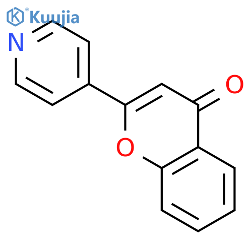 2-(pyridin-4-yl)-4H-chromen-4-one structure