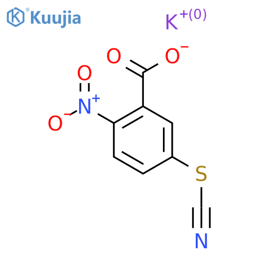 2-Nitro-5-thiocyanatobenzoic Acid Potassium Salt structure