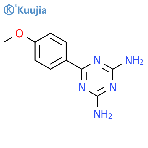 2,4-Diamino-6-(4-methoxyphenyl)-1,3,5-triazine structure