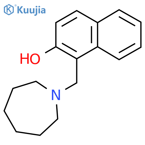 1-[(azepan-1-yl)methyl]naphthalen-2-ol structure
