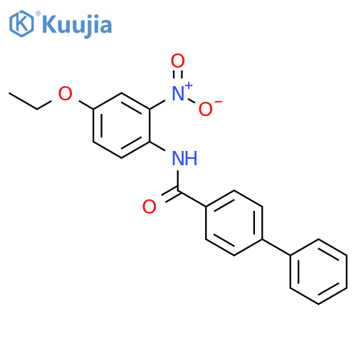 N-(4-ethoxy-2-nitrophenyl)-1,1'-biphenyl-4-carboxamide structure