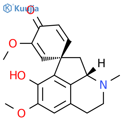 Spiro[2,5-cyclohexadiene-1,7'(1'H)-cyclopent[ij]isoquinolin]-4-one, 2',3',8',8'a-tetrahydro-6'-hydroxy-3,5'-dimethoxy-1'-methyl-, (1R,8'aS)- structure