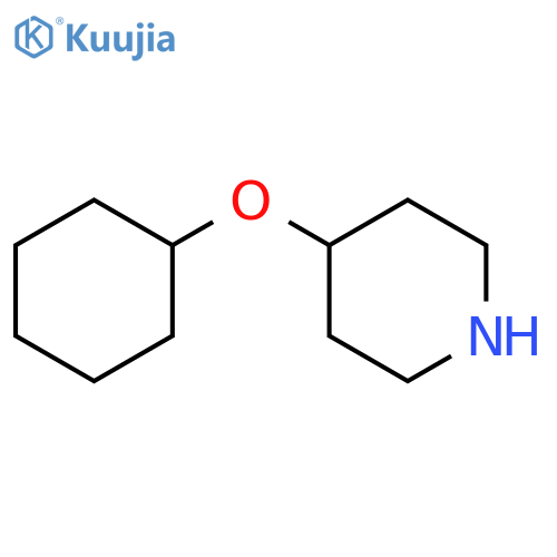4-(Cyclohexyloxy)piperidine structure