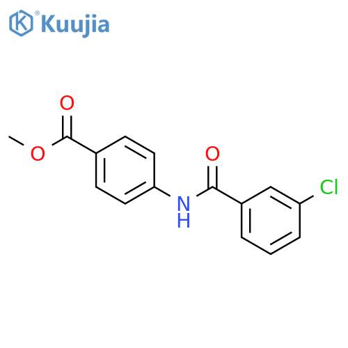 methyl 4-(3-chlorobenzamido)benzoate structure