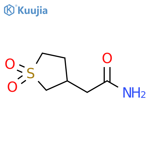 3-Thiopheneacetamide, tetrahydro-, 1,1-dioxide structure