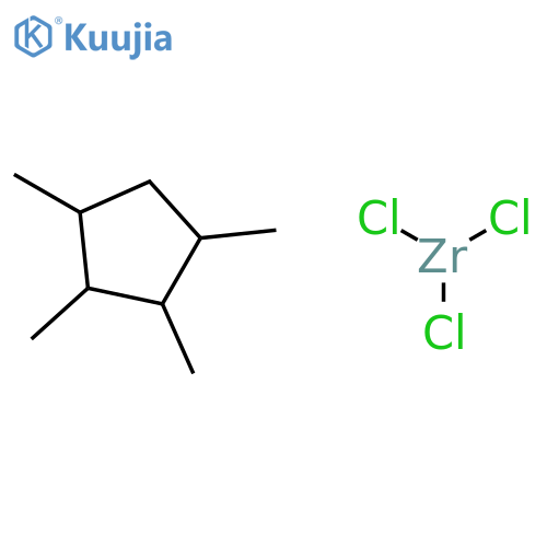 Tetramethylcyclopentadienylzirconium Trichloride structure