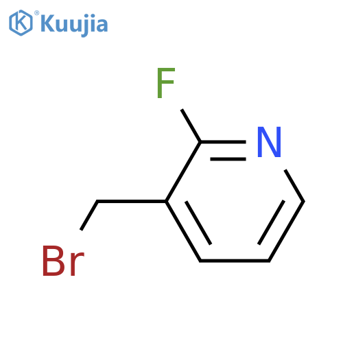 3-(bromomethyl)-2-fluoro-pyridine structure