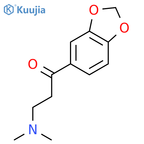 1-Propanone,1-(1,3-benzodioxol-5-yl)-3-(dimethylamino)- structure